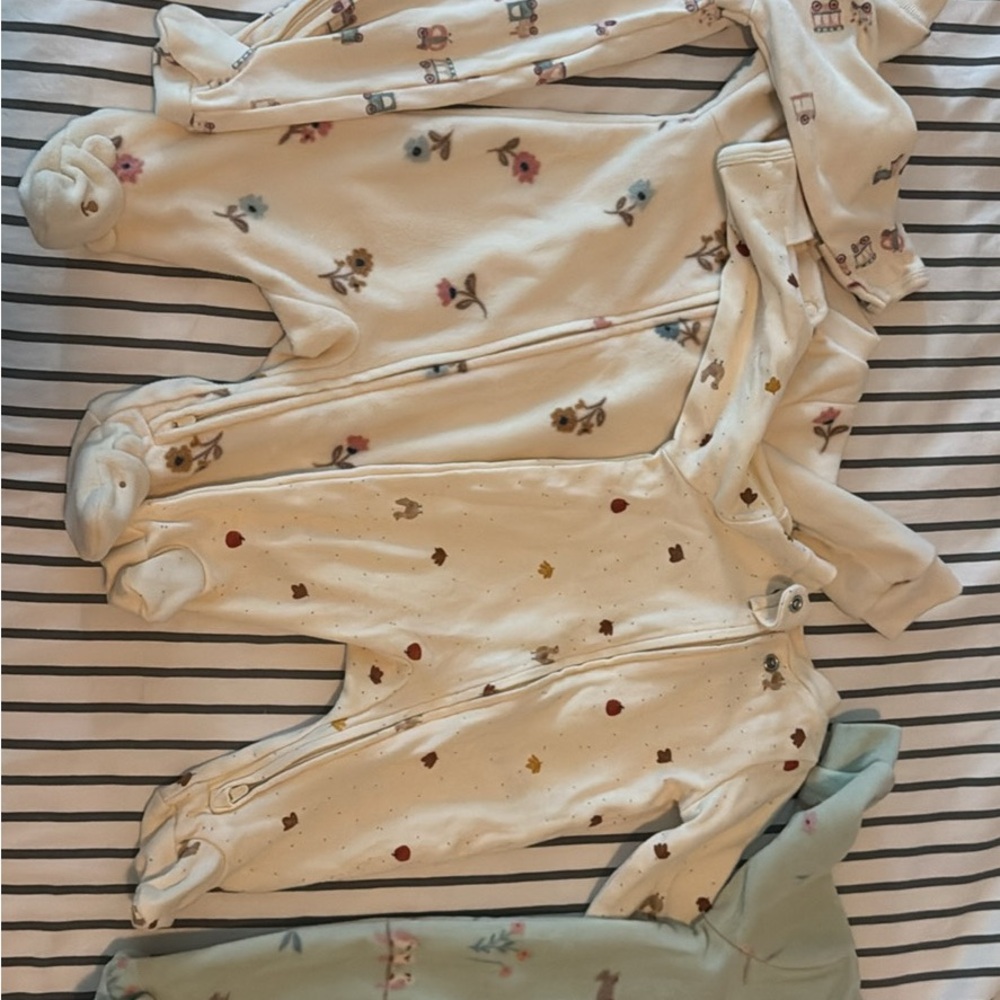 Adorable Baby Onesies with Animal Prints